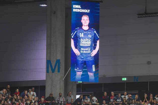 Handball I Men I 2026–2027 Season I Bundesliga I Matchday 1 I SG Flensburg Handewitt vs. ThSV Eisenach I August 28, 2026 Emil Bergholt 14, SG Flensburg Handewitt Copyright: xLobeca JanxKirschnerx