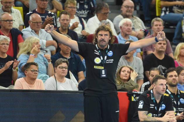Handball I Men I 2026–2027 Season I Bundesliga I Matchday 1 I SG Flensburg Handewitt vs. ThSV Eisenach I August 28, 2026 Sebastian Hinze, Coach, ThSV Eisenach Copyright: xLobeca JanxKirschnerx