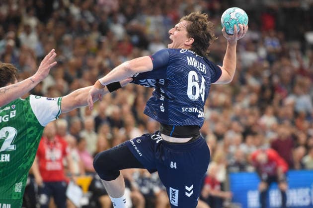 Handball I Men I 2026–2027 Season I Bundesliga I Matchday 1 I SG Flensburg Handewitt vs. ThSV Eisenach I August 28, 2026 Lasse Möller 64, SG Flensburg Handewitt Copyright: xLobeca JanxKirschnerx