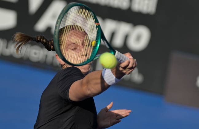 Monterrey Open tennis tournament Diane Parry of France in action against Ann Li of the USA during a match at the Monterrey Open tennis tournament Monterrey, Mexico, 28 August 2026. Monterrey Mexico  Copyright: xMiguelxSierrax