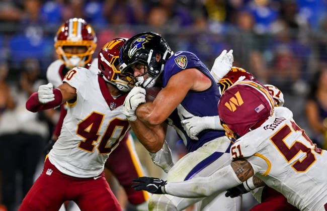 American football, NFL, pre-season, Baltimore Ravens v Washington Commanders