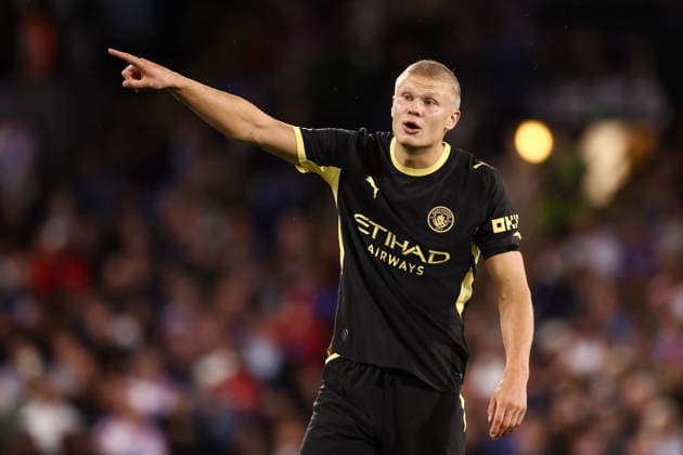 Crystal Palace gegen Manchester City, 28. August 2026, London, Premier League, Fußball: Crystal Palace gegen Manchester City, Erling Haaland von Manchester City, Foto: Jacques Feeney, Abseits, London, Großbritannien  Copyright: xJacquesxFeeneyx xOffsidexOffside