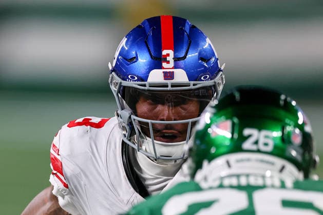 EAST RUTHERFORD, NJ - AUGUST 28: Odell Beckham Jr. 3 of the New York Giants during the NFL, American Football Herren, USA Pre-season game against the New York Jets on August 28, 2026 at MetLife Stadium in East Rutherford, New Jersey. (Photo by Rich Graessle Icon Sportswire) NFL: AUG 28 Giants at Jets EDITORIAL USE ONLY Icon26082831173