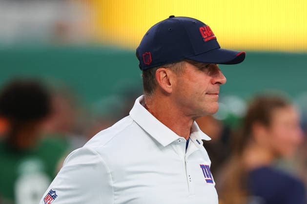 EAST RUTHERFORD, NJ - AUGUST 28: John Harbaugh head coach of the New York Giants during the NFL, American Football Herren, USA Pre-season game against the New York Jets on August 28, 2026 at MetLife Stadium in East Rutherford, New Jersey. (Photo by Rich Graessle Icon Sportswire) NFL: AUG 28 Giants at Jets EDITORIAL USE ONLY Icon26082831183