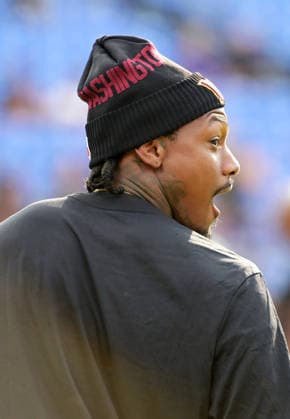BALTIMORE, MD - AUGUST 28: Washington Commanders wide receiver Stefon Diggs (3) warms up prior to the preseason NFL, American Football Herren, USA game between the Washington Commanders and the Baltimore Ravens on August 28, 2026, at M&T Bank Stadium in Baltimore, MD. (Photo by Mark Goldman Icon Sportswire) NFL: AUG 28 Commanders at Ravens EDITORIAL USE ONLY Icon74926082804