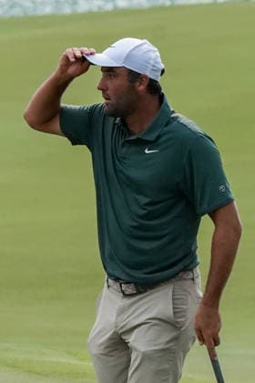 August 28, 2026, Atlanta, Georgia, USA: Scottie Scheffler (USA) walks off the 18th green during the second round of the 2026 TOUR Championship at East Lake Golf Club. Atlanta USA - ZUMAw109 20260828_fap_w109_067 Copyright: xDebbyxWongx