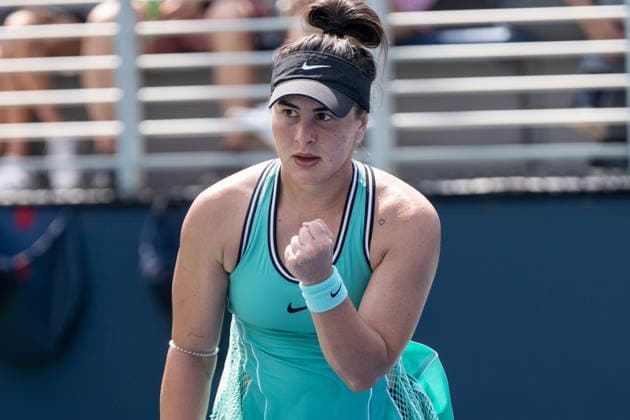 US Open 2026 Qualifying Final Round NEW YORK, UNITED STATES - AUGUST 28: Bianca Andreescu reacts during the final round of women s singles qualifying at the 2026 US Open at the USTA Billie Jean King National Tennis Center in Flushing, New York, United States, on August 28, 2026. Lev Radin Anadolu New york United States. Editorial use only. Please get in touch for any other usage.  Copyright: x2026xAnadoluxLevxRadinx