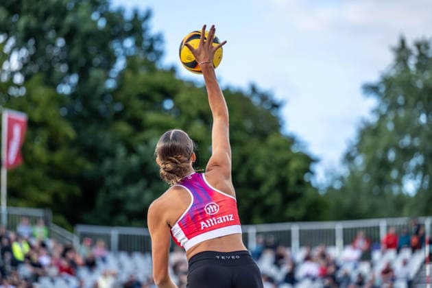 German Beach Championship (German Beach Volleyball Championship) Dortmund, Germany August 28, 2026 DORTMUND, GERMANY AUGUST 28 Rika Dieckmann Player 1, Eintracht Spontent Düsseldorf during the German Beach Championship (German Beach Volleyball Championship) in Dortmund on August 28, 2026, in Dortmund, Germany Copyright: xBEAUTIFULxSPORTS PeterxWeberx