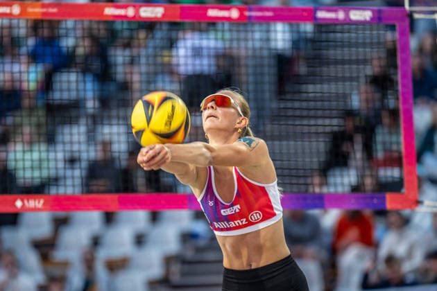 German Beach Championship German Beach Volleyball Championship Dortmund, Germany August 28, 2026 DORTMUND, GERMANY AUGUST 28 Clara Dreßen, Player 2 for VCO Münster, during the German Beach Championship (Deutsche Beachvolleyball Meisterschaft) in Dortmund on August 28, 2026, in Dortmund, Germany Copyright: xBEAUTIFULxSPORTS PeterxWeberx