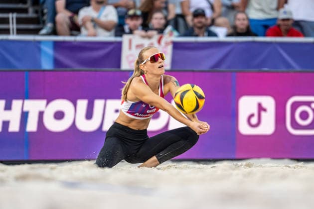 German Beach Championship (German Beach Volleyball Championship) Dortmund, Germany August 28, 2026 DORTMUND, GERMANY AUGUST 28 Clara Dreßen, Player 2 for VCO Münster, during the German Beach Championship (German Beach Volleyball Championship) in Dortmund on August 28, 2026, in Dortmund, Germany Copyright: xBEAUTIFULxSPORTS PeterxWeberx