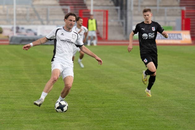 August 28, 2026, xhfmx, Regional League Southwest Soccer, SG Barockstadt Fulda Lehnerz vs. FSV Frankfurt; Cas Peters (FSV Frankfurt), Sebastian Schmitt (SG Barockstadt Fulda Lehnerz), Fulda