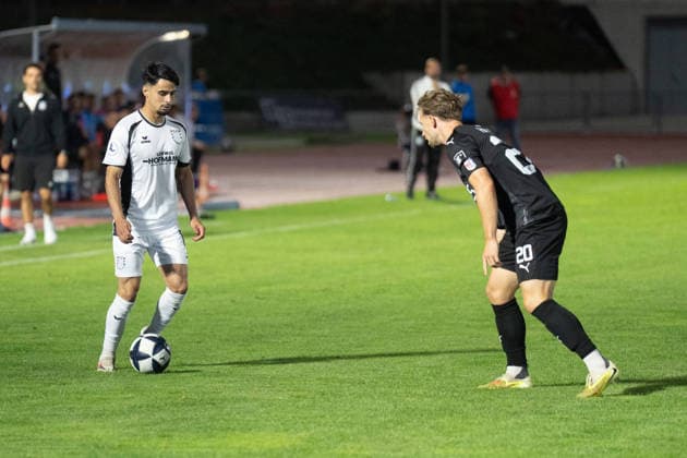 August 28, 2026, xhfmx, Regionalliga Southwest Soccer, SG Barockstadt Fulda Lehnerz vs. FSV Frankfurt, Ismail Harnafi (FSV Frankfurt), Kevin Hillmann (SG Barockstadt Fulda Lehnerz), Fulda