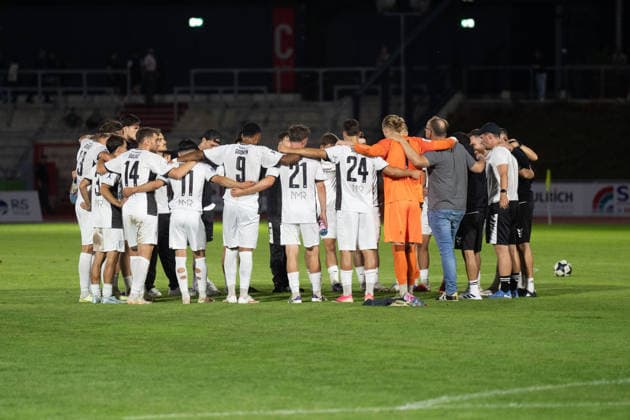 August 28, 2026, xhfmx, Regional League Southwest soccer, SG Barockstadt Fulda Lehnerz vs. FSV Frankfurt, FSV Frankfurt team trip after the game in Fulda