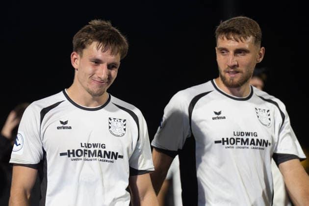 August 28, 2026, xhfmx, Regional League Southwest Soccer, SG Barockstadt Fulda Lehnerz vs. FSV Frankfurt: Nick Doktorczyk (FSV Frankfurt), Amar Suljic (FSV Frankfurt), Fulda