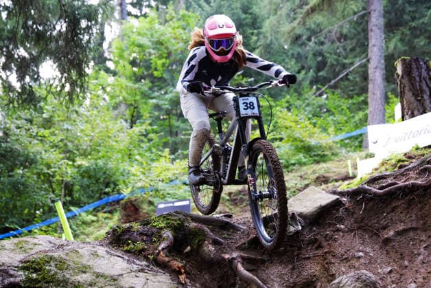 2026 UCI Mountain Bike World Championships Picture by Ed Sykes SWpix.com - 29 08 2026 - Cycling - 2026 UCI Mountain Bike World Championships - Val di Sole, Trentino, Italy - Downhill (DHI) Final - Women Junior - Capella Martin (New Zealand) Copyright: x xSWpix.comx(t axPhotographyxHubxLtd)xEdxSykes SWpix.comx SWP-3030-20837