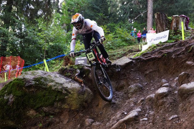 2026 UCI Mountain Bike World Championships Picture by Ed Sykes SWpix.com - 29 08 2026 - Cycling - 2026 UCI Mountain Bike World Championships - Val di Sole, Trentino, Italy - Downhill (DHI) Final - Men Junior - Elliot Smith (Great Britain) Copyright: x xSWpix.comx(t axPhotographyxHubxLtd)xEdxSykes SWpix.comx SWP-3030-20922