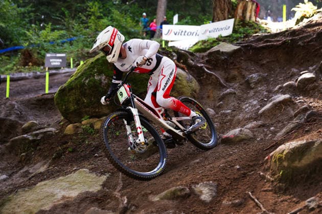 2026 UCI Mountain Bike World Championships Picture by Ed Sykes SWpix.com - 29 08 2026 - Cycling - 2026 UCI Mountain Bike World Championships - Val di Sole, Trentino, Italy - Downhill (DHI) Final - Men Junior - Raoul Schneeberger (Switzerland) Copyright: x xSWpix.comx(t axPhotographyxHubxLtd)xEdxSykes SWpix.comx SWP-3030-20941