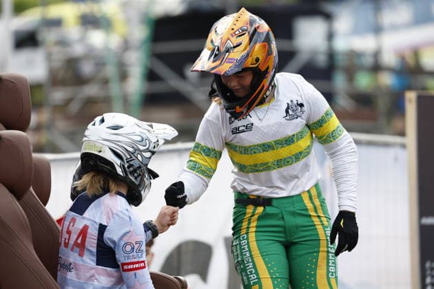 August 29, 2026, Daolasa di Commezzadura, Black Snake, 2026 UCI MTB World Championships Women s Junior Finals, DHI Downhill: Tilly Boadle (20, AUS) takes the hot seat in first place at Daolasa di Commezzadura, Black Snake, Trento, Italy Copyright: xJustPictures.ch FrancescoxMinghettix jp-en-FrMi-_NG_0184