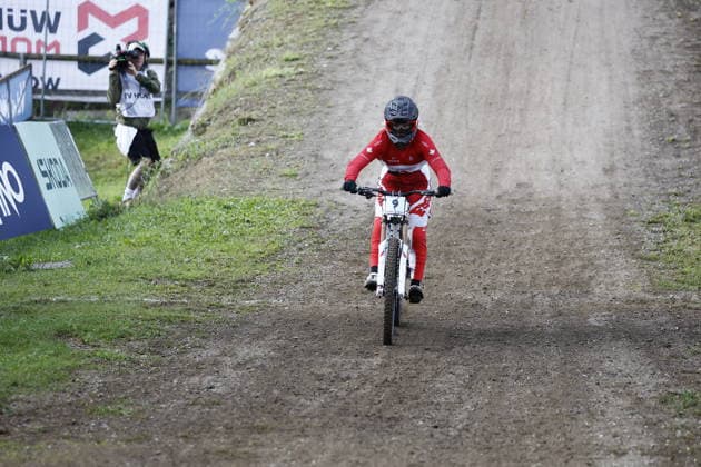 August 29, 2026, Daolasa di Commezzadura, Black Snake, 2026 UCI MTB World Championships Women s Junior Finals, DHI Downhill: Tayte Proulx Royds 9 (CAN), Daolasa di Commezzadura, Black Snake, Trento, Italy Copyright: xJustPictures.ch FrancescoxMinghettix jp-en-FrMi-_NG_0258