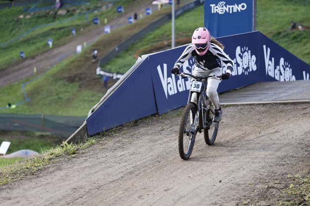 August 29, 2026, Daolasa di Commezzadura, Black Snake, 2026 UCI MTB World Championships Women s Junior Finals DHI Downhill Capella Martin 38 NZL Daolasa di Commezzadura Black Snake Trento, Italy Copyright: xJustPictures.ch FrancescoxMinghettix jp-en-FrMi-_NG_0017