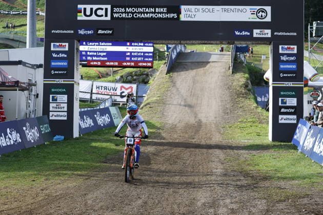 August 29, 2026, Daolasa di Commezzadura, Black Snake, 2026 UCI MTB World Championships Women s Junior Finals DHI Downhill Zanna Logar 10 USA Daolasa di Commezzadura Black Snake Trento, Italy Copyright: xJustPictures.ch FrancescoxMinghettix jp-en-FrMi-_NG_0270