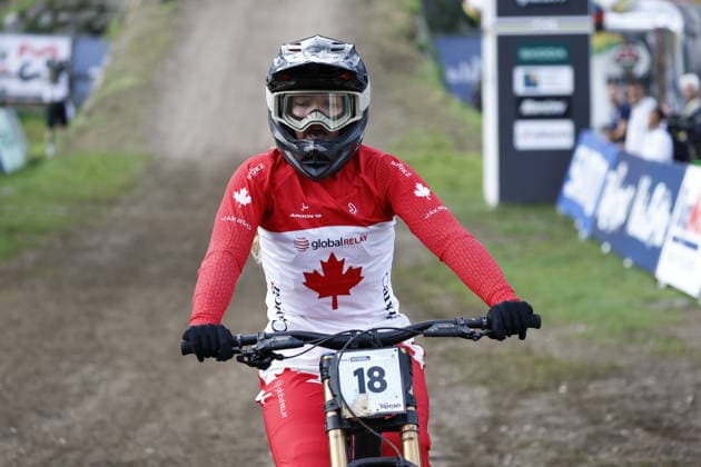 August 29, 2026, Daolasa di Commezzadura, Black Snake, 2026 UCI MTB World Championships Women s Junior Finals, DHI Downhill: Jenna Foreman, 18, CAN, Daolasa di Commezzadura, Black Snake, Trento, Italy Copyright: xJustPictures.ch FrancescoxMinghettix jp-en-FrMi-_NG_0133