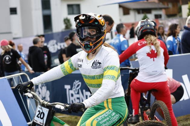 August 29, 2026, Daolasa di Commezzadura, Black Snake, 2026 UCI MTB World Championships Women s Junior Finals, DHI Downhill: Tilly Boadle, 20, AUS, Daolasa di Commezzadura, Black Snake, Trento, Italy Copyright: xJustPictures.ch FrancescoxMinghettix jp-en-FrMi-_NG_0167
