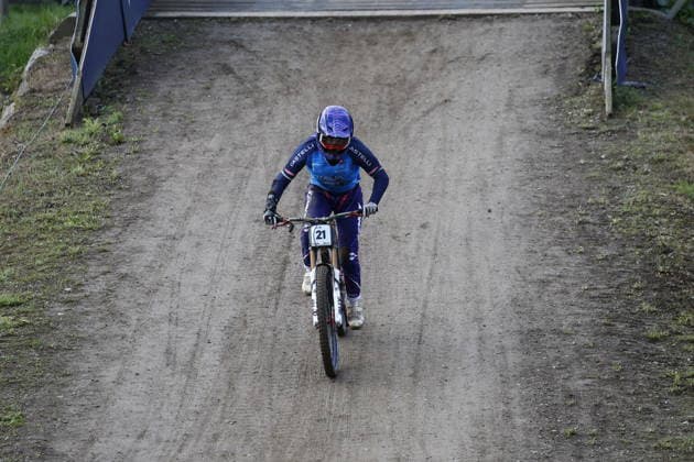 August 29, 2026, Daolasa di Commezzadura, Black Snake, 2026 UCI MTB World Championships Women s Junior Finals, DHI Downhill: Rebecca Bruno, 21, ITA, Daolasa di Commezzadura, Black Snake, Trento, Italy Copyright: xJustPictures.ch FrancescoxMinghettix jp-en-FrMi-_NG_0120