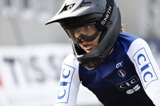 August 29, 2026, Daolasa di Commezzadura, Black Snake, 2026 UCI MTB World Championships Women s Junior Finals, DHI Downhill: Zoe Lugans, 13, FRA, Daolasa di Commezzadura, Black Snake, Trento, Italy Copyright: xJustPictures.ch FrancescoxMinghettix jp-en-FrMi-_NG_0217