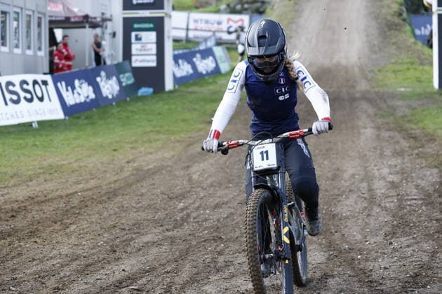 August 29, 2026, Daolasa di Commezzadura, Black Snake, 2026 UCI MTB World Championship Women s Junior Finals, DHI Downhill: Ava Chaumet Lagrange, 11, FRA, Daolasa di Commezzadura, Black Snake, Trento, Italy Copyright: xJustPictures.ch FrancescoxMinghettix jp-en-FrMi-_NG_0242