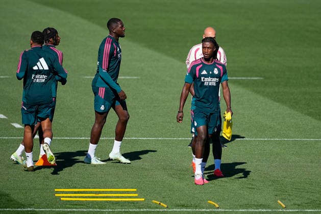 August 29, 2026, Valdebebas, Madrid, Spain: Eduardo Camavinga during the training day of Real Madrid ahead the Spanish League, LaLiga EA Sports, football match against Malaga CF at Ciudad Deportiva Real Madrid on August 29, 2026, in Valdebebas, Madrid, Spain. Valdebebas Spain - ZUMAa181 20260829_zaa_a181_001 Copyright: xOscarxJ.xBarrosox