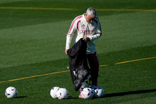August 29, 2026, Valdebebas, Madrid, Spain: Jose Mourinho during the training day of Real Madrid ahead the Spanish League, LaLiga EA Sports, football match against Malaga CF at Ciudad Deportiva Real Madrid on August 29, 2026, in Valdebebas, Madrid, Spain. Valdebebas Spain - ZUMAa181 20260829_zaa_a181_006 Copyright: xOscarxJ.xBarrosox