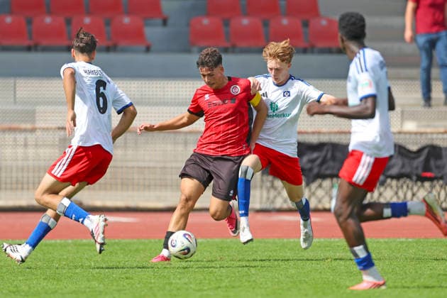 Football, DFB Junior Cup, SV Wehen Wiesbaden v Hamburger SV