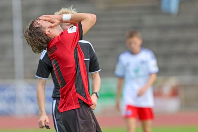 Soccer DFB Junior Cup SV Wehen Wiesbaden Hamburger SV August 29, 2026, PIET SPANDAU SVWW,