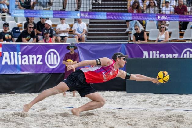 German Beach Championship (German Beach Volleyball Championship) Dortmund, Germany August 29, 2026 DORTMUND, GERMANY AUGUST 29 Nils Ehlers, Player 1 for ETV Hamburg, during the German Beach Championship at Dortmund on August 29, 2026, in Dortmund, Germany Copyright: xBEAUTIFULxSPORTS PeterxWeberx