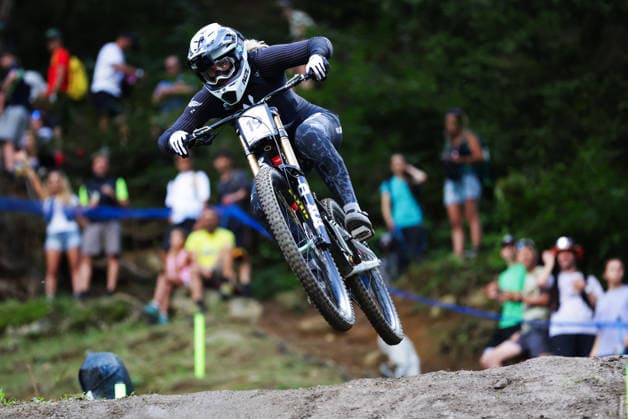 2026 UCI Mountain Bike World Championships Picture by Ed Sykes SWpix.com - 29 08 2026 - Cycling - 2026 UCI Mountain Bike World Championships - Val di Sole, Trentino, Italy - Downhill (DHI) Final - Women Elite - Eliana Hulsebosch (New Zealand) Copyright: x xSWpix.comx(t axPhotographyxHubxLtd)xEdxSykes SWpix.comx SWP-3030-21012