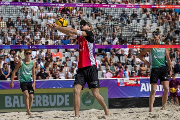 German Beach Championship (German Beach Volleyball Championship) Dortmund, Germany August 29, 2026 DORTMUND, GERMANY AUGUST 29 Benedikt Sagstetter Player 1, Eintracht Spontent during the German Beach Championship (German Beach Volleyball Championship) in Dortmund on August 29, 2026, in Dortmund, Germany Copyright: xBEAUTIFULxSPORTS PeterxWeberx