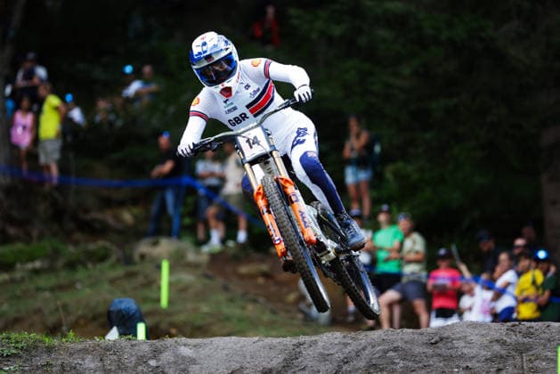 2026 UCI Mountain Bike World Championships Picture by Ed Sykes SWpix.com - 29 08 2026 - Cycling - 2026 UCI Mountain Bike World Championships - Val di Sole, Trentino, Italy - Downhill (DHI) Final - Women Elite - Phoebe Gale (Great Britain) Copyright: x xSWpix.comx(t axPhotographyxHubxLtd)xEdxSykes SWpix.comx SWP-3030-21016