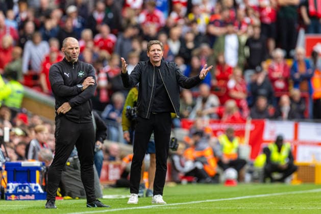 Football - FA Premier League - Liverpool FC v Nottingham Forest FC LIVERPOOL, ENGLAND - Saturday, August 29, 2026: Nottingham Forest s head coach Oliver Glasner during the FA Premier League match between Liverpool FC and Nottingham Forest FC at Anfield. (Photo by David Rawcliffe Propaganda) LIVERPOOL Anfield MERSEYSIDE ENGLAND  Copyright: xDavidxRawcliffex P2026-08-29-Liverpool_Nottingham_Forest-38