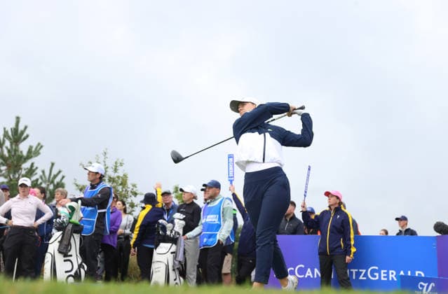 2026 KPMG Women s Irish Open, The K Club, Kildare 29 8 2026 Hannah Screen of England tees off on the 15th Hannah Screen tees off on the 15th 29 8 2026  Copyright: xx ISS_1009