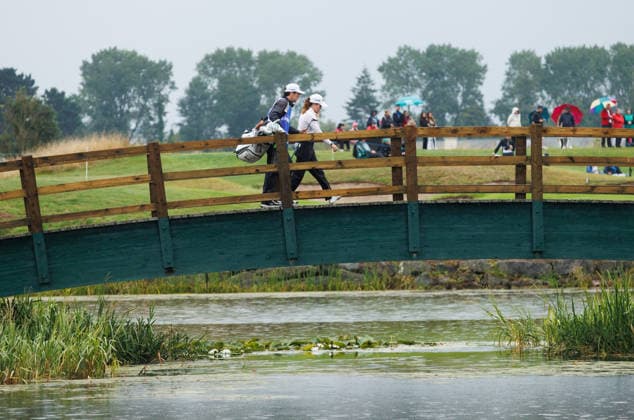 2026 KPMG Women s Irish Open, The K Club, Kildare 29 8 2026 Leona Maguire of Ireland with her caddie Simon Keelan Leona Maguire with her caddie Simon Keelan 29 8 2026  Copyright: xx ISS_1077