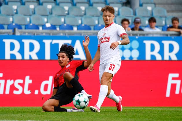 August 29, 2026, xavx, Soccer 3rd Division, SV Wehen Wiesbaden vs. Rot-Weiss Essen; Ibrahim Ati Allah (SV Wehen Wiesbaden), Jannik Hofmann (Rot-Weiss Essen), Wiesbaden