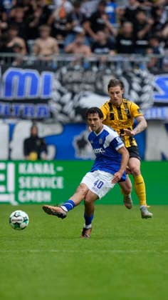 August 29, 2026, Tivoli, Aachen, Germany, 3rd Division, Matchday 3: Alemannia Aachen vs. SV Meppen, Niclas Nadj, SV Meppen 40. DFL regulations prohibit any use of photographs as image sequences and or quasi-video. Aachen, NRW, Tivoli