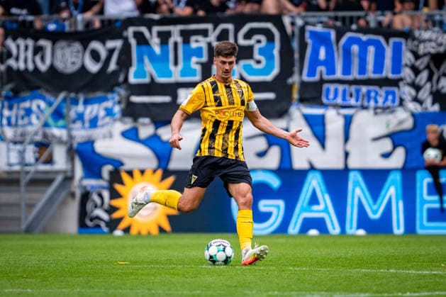 Danilo Wiebe, Alemannia Aachen, 28; Alemannia Aachen vs. SV Meppen, soccer, 3rd Division, Matchday 3, 2026–2027 season, August 29, 2026 DFB REGULATIONS PROHIBIT ANY USE OF PHOTOGRAPHS AS IMAGE SEQUENCES AND OR QUASI-VIDEO Alemannia Aachen vs. SV Meppen, Soccer, 3rd Division, Matchday 3, 2026–2027 Season, August 29, 2026, Aachen Copyright: xEibner-Pressefoto J.xDerondeaux EP_JDU