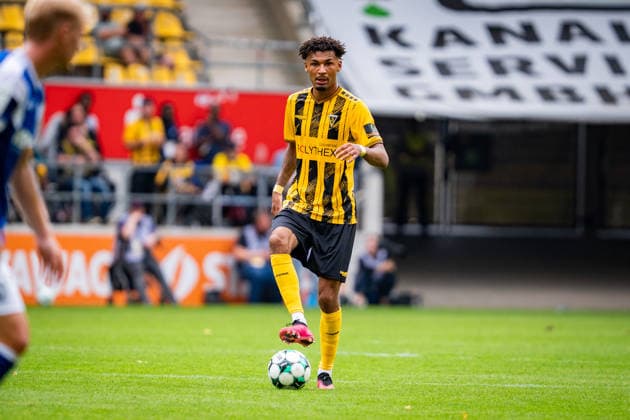Joel da Silva Kiala Alemannia Aachen, 37 Alemannia Aachen vs. SV Meppen, Soccer, 3rd Division, Matchday 3, 2026–2027 Season, August 29, 2026 DFB regulations prohibit any use of photographs as image sequences and or quasi-video Alemannia Aachen vs. SV Meppen, soccer, 3. Liga, Matchday 3, 2026–2027 Season, August 29, 2026, Aachen Copyright: xEibner-Pressefoto J.xDerondeaux EP_JDU