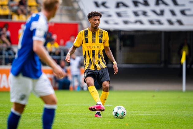 Joel da Silva Kiala Alemannia Aachen, 37 Alemannia Aachen vs. SV Meppen, Soccer, 3rd Division, Matchday 3, 2026–2027 Season, August 29, 2026 DFB regulations prohibit any use of photographs as image sequences and or quasi-video Alemannia Aachen vs. SV Meppen, soccer, 3. Liga, Matchday 3, 2026–2027 Season, August 29, 2026, Aachen Copyright: xEibner-Pressefoto J.xDerondeaux EP_JDU