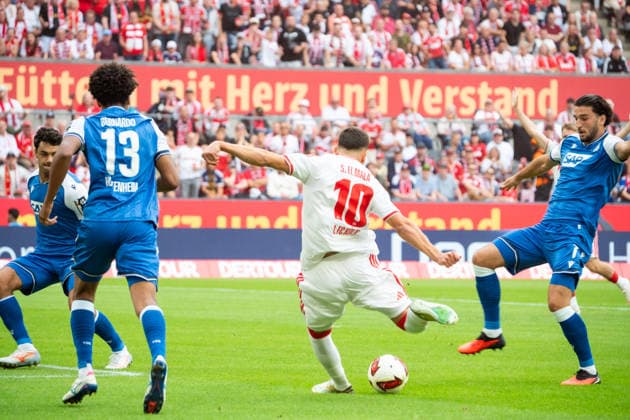 Deutschland: 1. Bundesliga 2026 2027, 1. Spieltag, 1.FC Köln vs TSG Hoffenheim, Samstag, 29.08.2026 RheinEnergier-Stadion (Köln-Nordrhein-Westfalen): Said El Mala (1.FC Köln, 10) schiesst den Ball aufs Tor Köln RheinEnergie-Stadion Deutschland *** Germany Bundesliga 1 2026–2027, Matchday 1, 1. FC Köln vs. TSG Hoffenheim, Saturday, August 29, 2026, RheinEnergie Stadium, Cologne, North Rhine-Westphalia. Said El Mala of 1. FC Köln takes a shot on goal at the RheinEnergie Stadium in Cologne, Germany. Copyright: xOrhanxHabashx