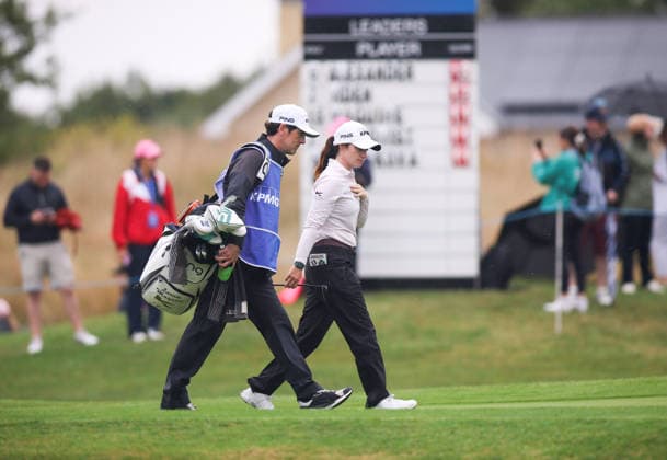 2026 KPMG Women s Irish Open, The K Club, Kildare 29 8 2026 Leona Maguire of Ireland with her caddie Simon Keelan Leona Maguire with her caddie Simon Keelan 29 8 2026  Copyright: xx RDR_2151A