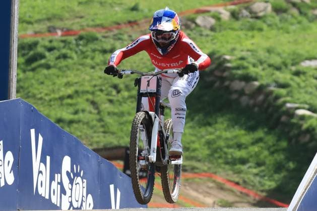 Mountain Bike Cycling World Championships UCI 2026 Pierre Teyssot MAXPPP ; Mountain Bike Cycling World Championships UCI 2026 in Commezzadura on August 29, 2026. Women Elite Downhill, in action Valentina Holl (AUT) Pierre Teyssot Maxppp Commezzadura Trentino Italy  Copyright: xMAXPPPxPierrexTeyssotx TEY26887 TEY26887