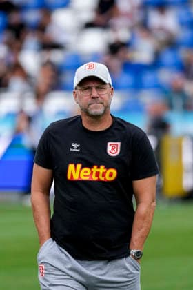 Sascha Hildmann, Coach, Head Coach, Regensburg, Single image, Single photo, Action, 29 Aug 2026, Sinsheim, Germany, soccer, 3rd Division, TSG 1899 Hoffenheim II vs. SSV Jahn Regensburg; DFB and DFL regulations prohibit any use of photographs as image sequences and or quasi-video xozx